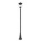 Z-Lite Davina 4 Light Outdoor Post Mounted Fixture, 12in. W x 119.25in. H, Black 5016PHBR-519P-BK - alternate 1